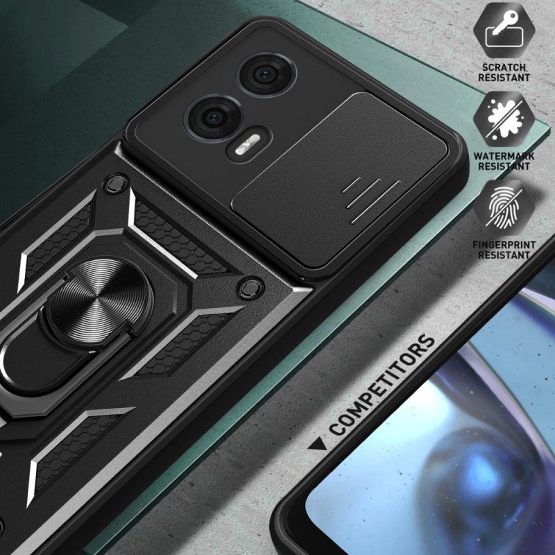 Case Motorola Edge 50 Fusion Puhelinkuoret Tukirengas Ja Liukuva Kamerasuoja