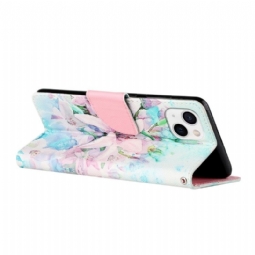 Flip Case iPhone 13 Hemming Lily Flower