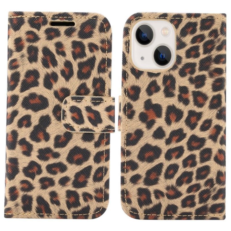 Kotelot iPhone 13 Steel Leopard