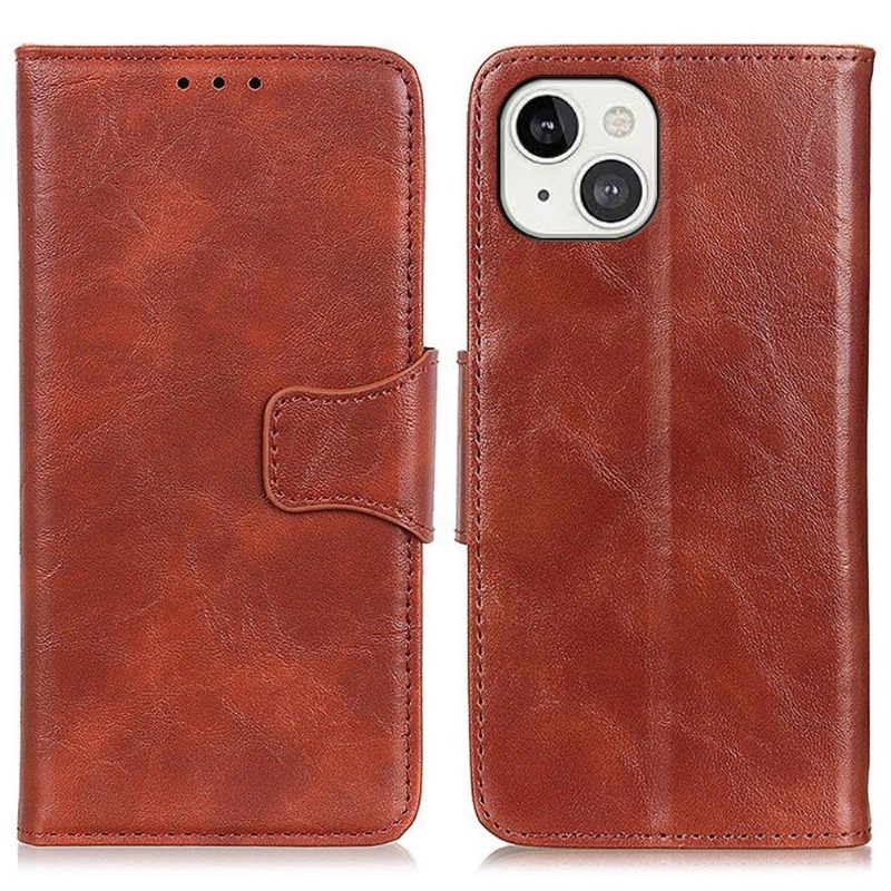 Kuoret iPhone 13 Alkuperäinen Edouard Classic Faux Leather