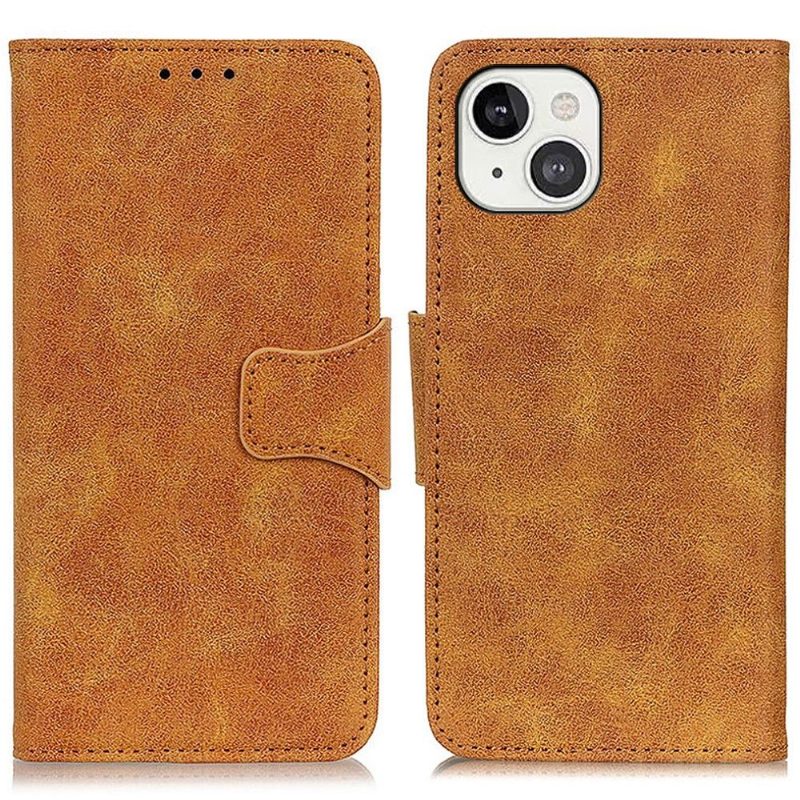 Kuoret iPhone 13 Edouard Faux Leather Vintage