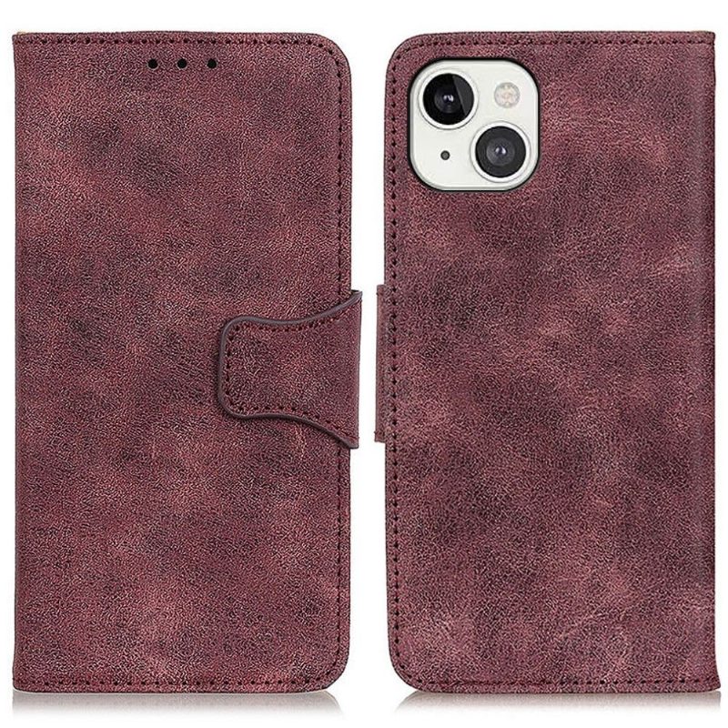 Kuoret iPhone 13 Edouard Faux Leather Vintage