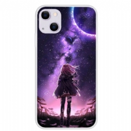 Kuori iPhone 13 Full Moon Girl -kuva