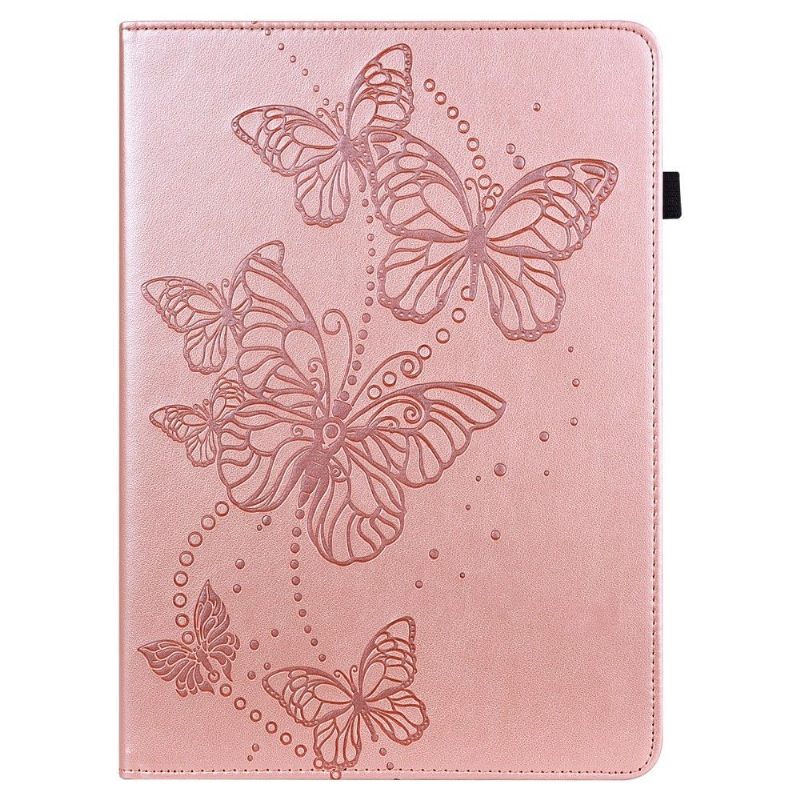 Samsung Galaxy Tab A8 (2021) Case Butterflies -Jalustatoiminto