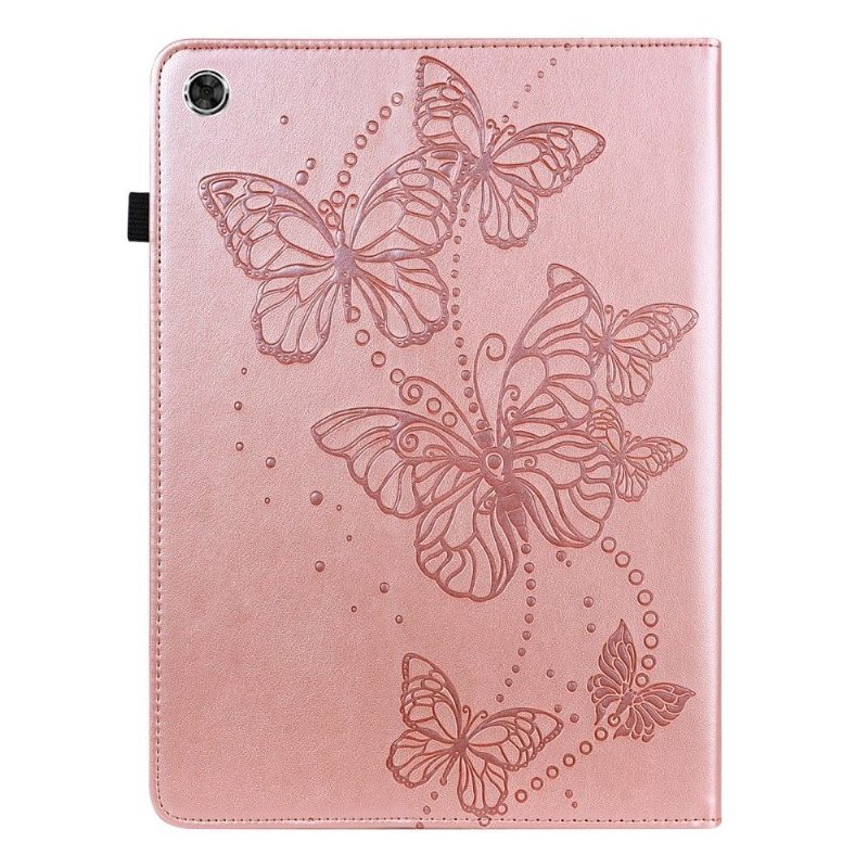 Samsung Galaxy Tab A8 (2021) Case Butterflies -Jalustatoiminto