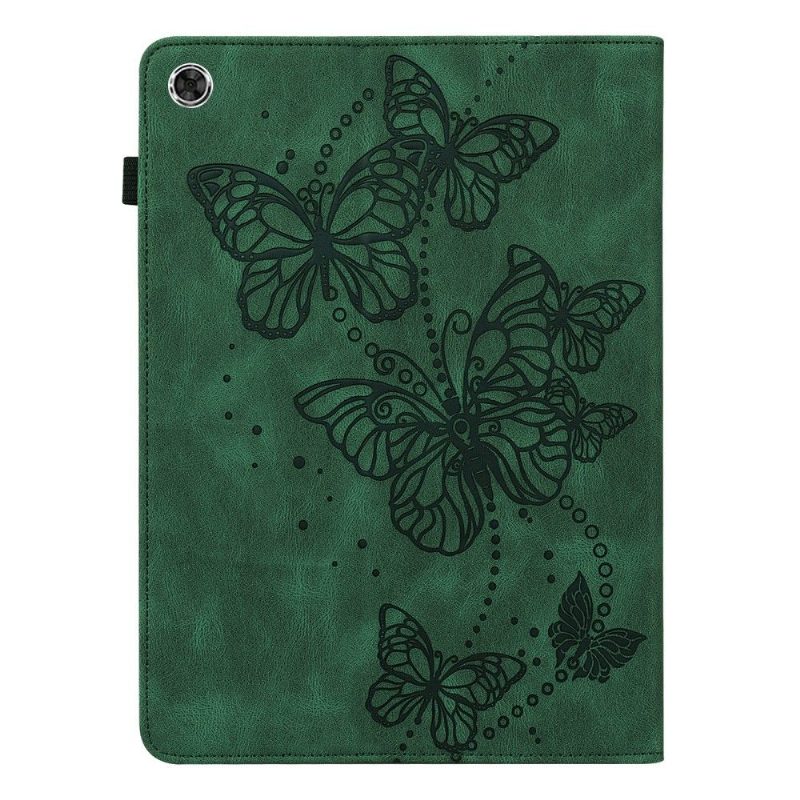 Samsung Galaxy Tab A8 (2021) Case Butterflies -Jalustatoiminto