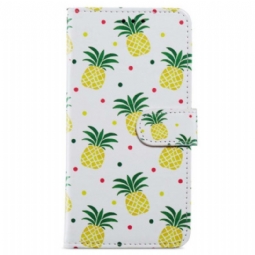 Kotelot iPhone 15 Plus Suojaketju Kuori Ananas Hihnalla