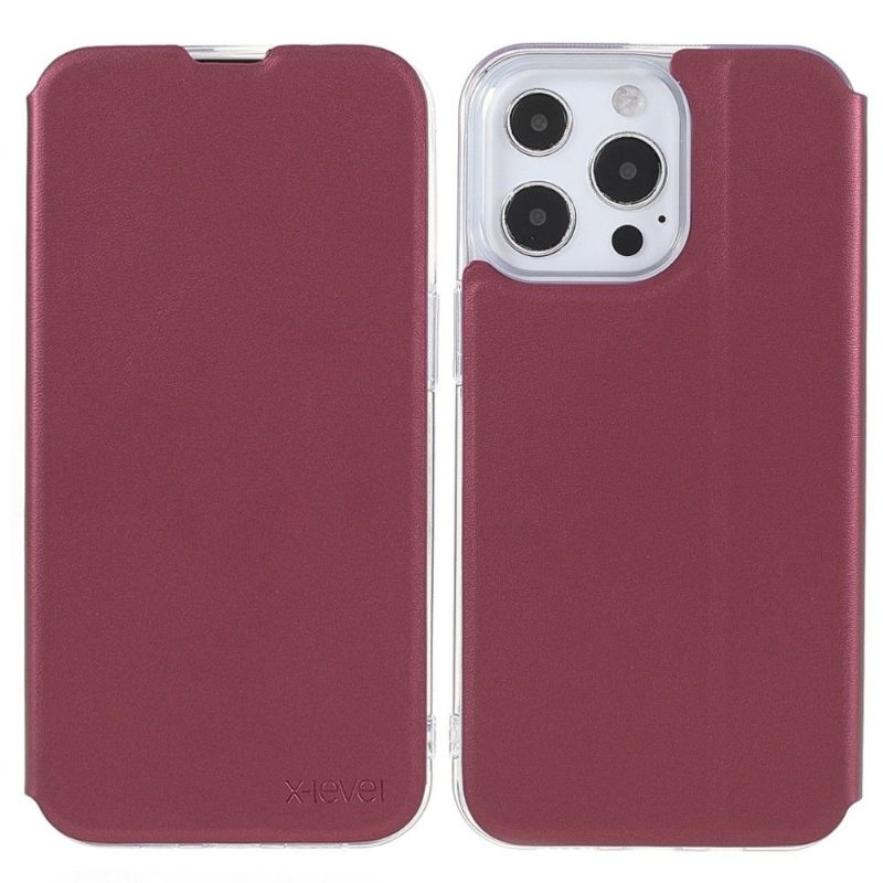 Case iPhone 13 Pro Max Murtumaton Puhelinkuoret Kotelot Flip Shandoo-sarja