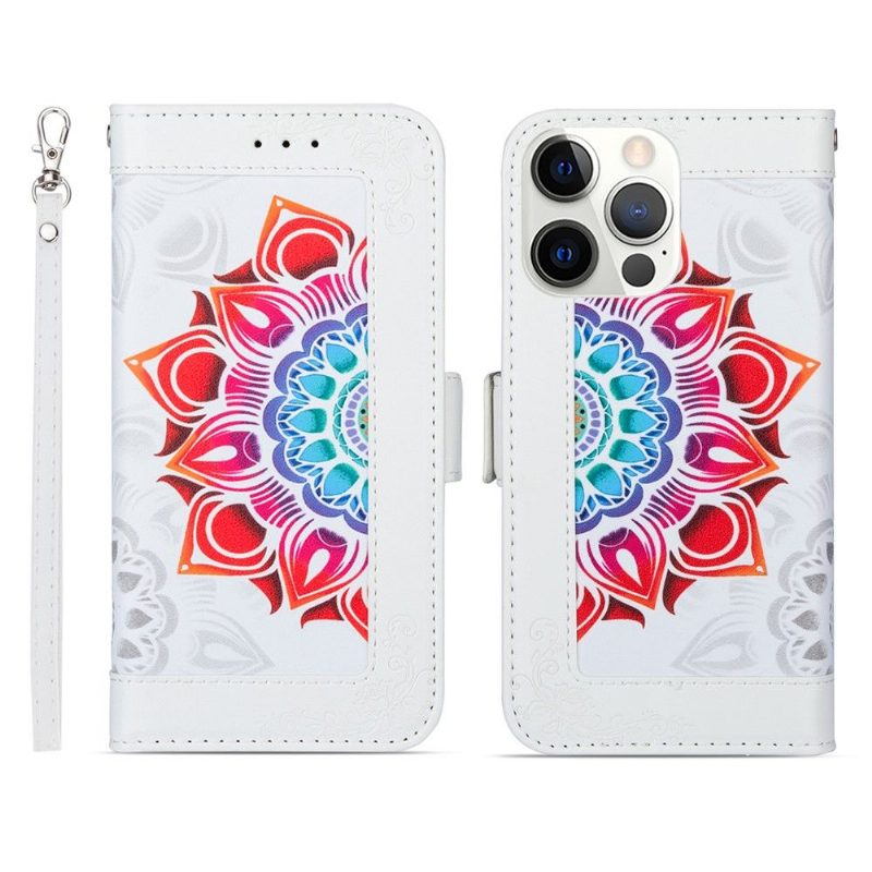 Kotelot iPhone 13 Pro Max Lady Värikäs Mandala