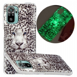 Case Xiaomi Redmi Note 10 / 10S Fluoresoiva Leopard