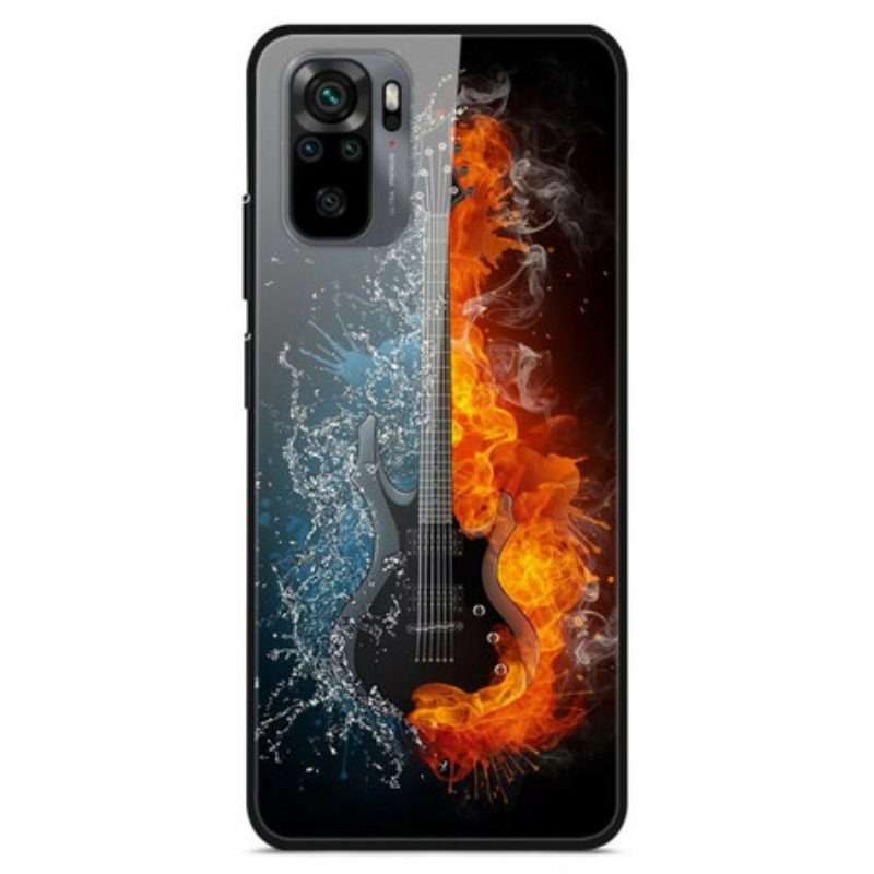 Case Xiaomi Redmi Note 10 / 10S Tempered Glass Guitar