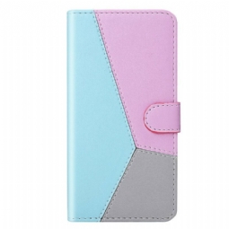 Kotelot Xiaomi Redmi Note 10 / 10S Tricolor Leather Effect