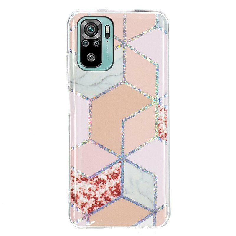 Kuori Xiaomi Redmi Note 10 / 10S Marble Geometry