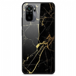 Kuori Xiaomi Redmi Note 10 / 10S Supreme Marble Karkaistu Lasi