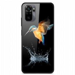 Kuori Xiaomi Redmi Note 10 / 10S Tempered Glass Bird Crown