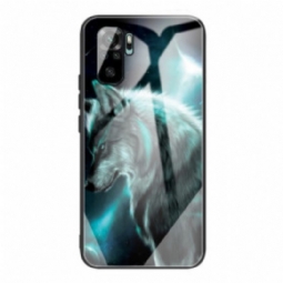 Kuori Xiaomi Redmi Note 10 / 10S Tempered Glass Wolf