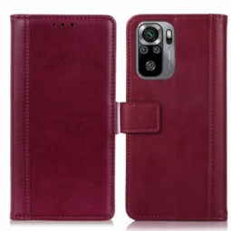 Nahkakotelo Xiaomi Redmi Note 10 / 10S Split Leather -tyyli