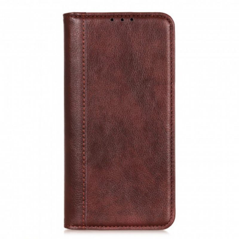 Puhelinkuoret Xiaomi Redmi Note 10 / 10S Kotelot Flip Litchi Split Leather -versio