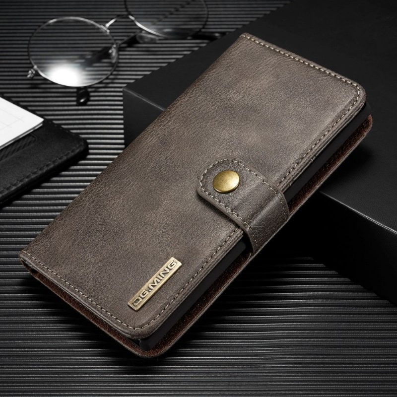 Case Nahkakotelo Samsung Galaxy Note 10 Murtumaton Puhelinkuoret Lompakkokuori Irrotettavalla Kuorella