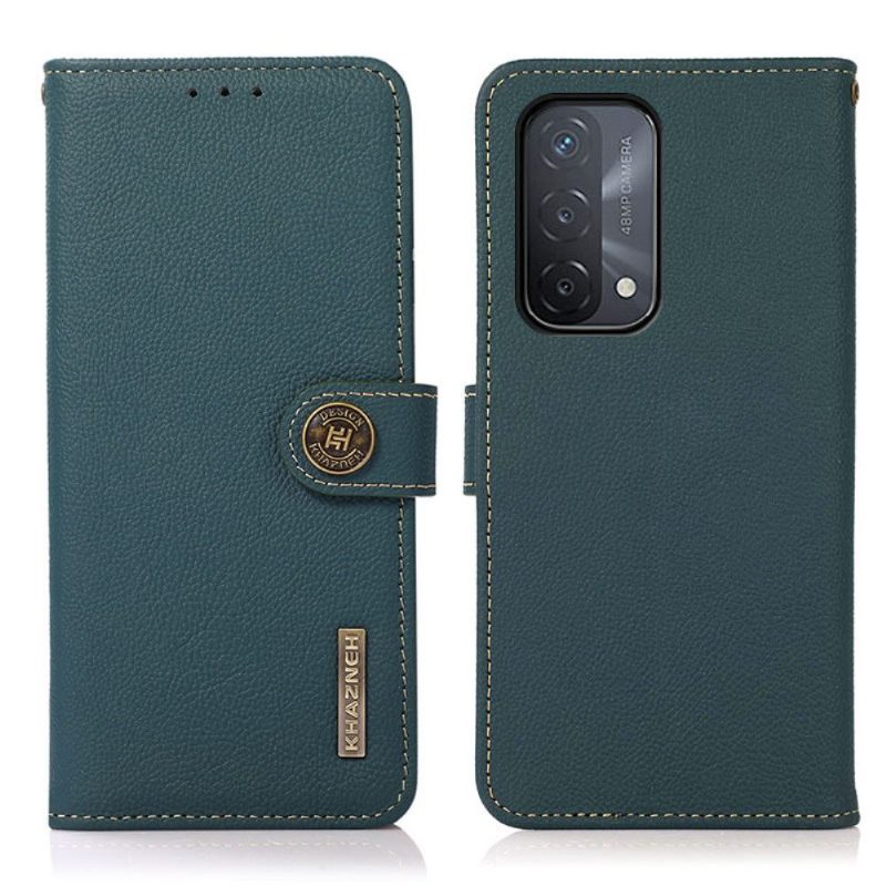 Kotelot Oppo A74 5G / A54 5G Alkuperäinen Khazneh Classic Leather