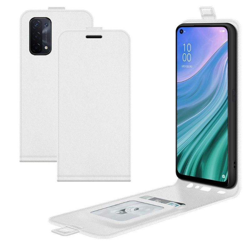 Kotelot Oppo A74 5G / A54 5G Keinonahka Pystysuora