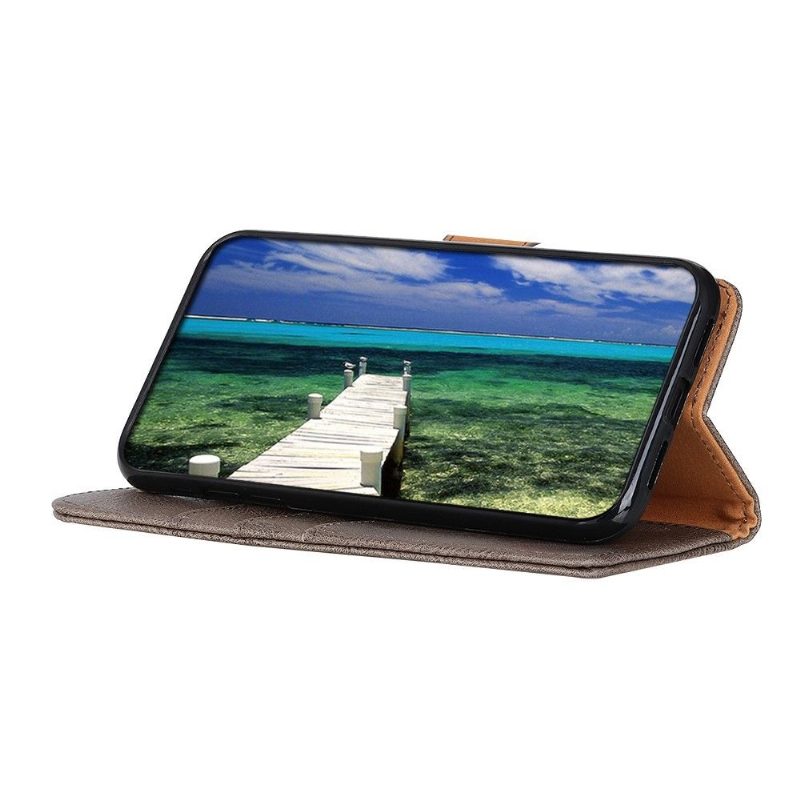 Kotelot Oppo A74 5G / A54 5G Khazneh Leather Effect -korttikotelo