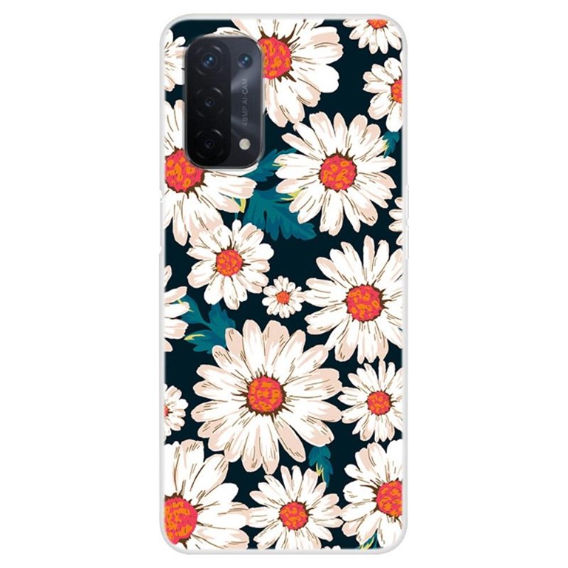 Kuori Oppo A74 5G / A54 5G Daisies