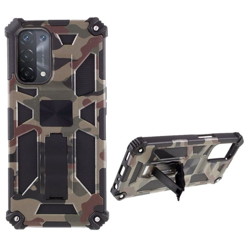 Kuori Oppo A74 5G / A54 5G Hemming Military Camouflage Function Support