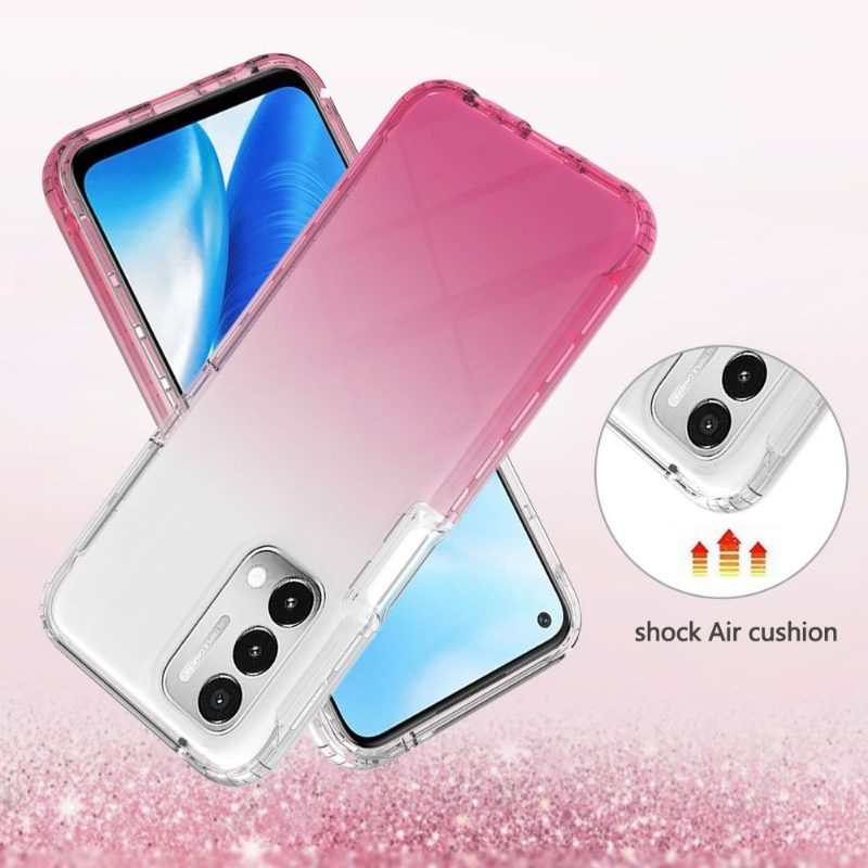 Kuori Oppo A74 5G / A54 5G Suojakuori Clear Gradient Iskunkestävä