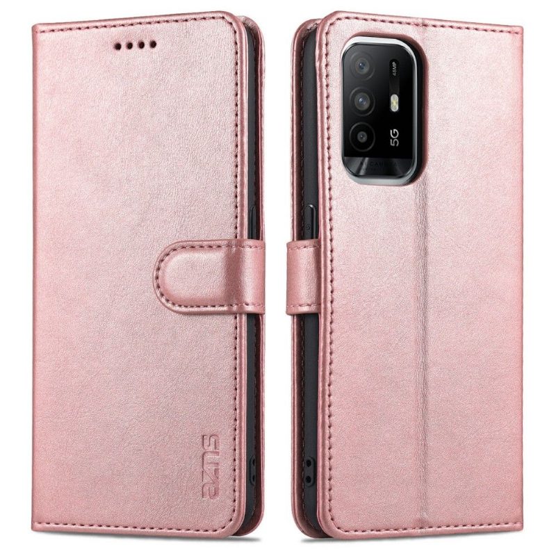 Nahkakuori Oppo A74 5G / A54 5G Murtumaton Puhelinkuoret Kotelot Flip Azns -kortin Haltija