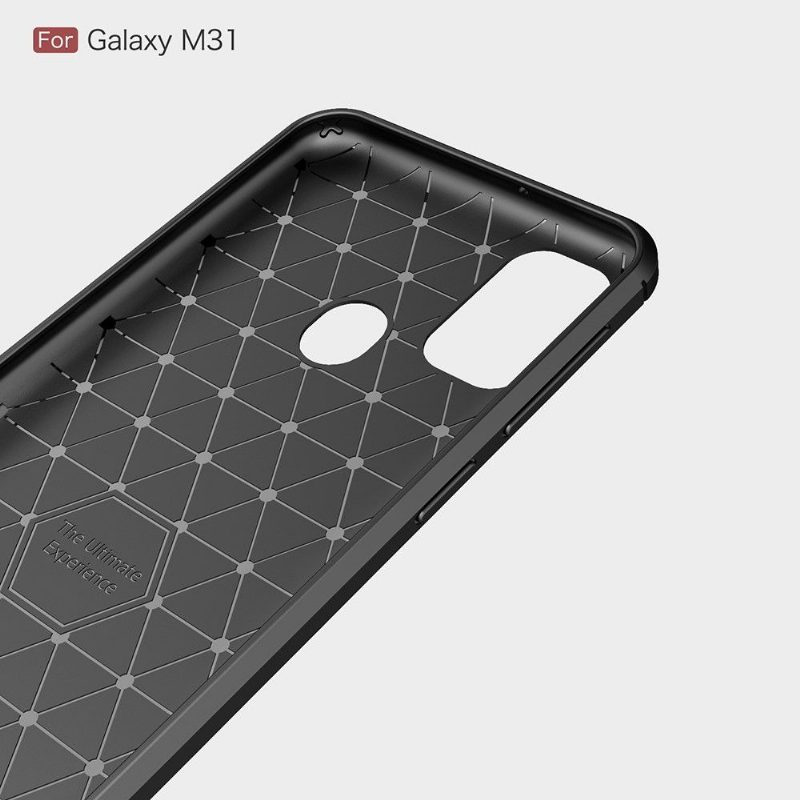 Case Samsung Galaxy M31 Joustava Harjattu Tehoste