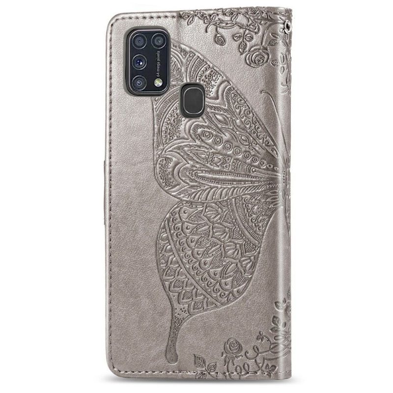 Kotelot Samsung Galaxy M31 Butterfly Relief