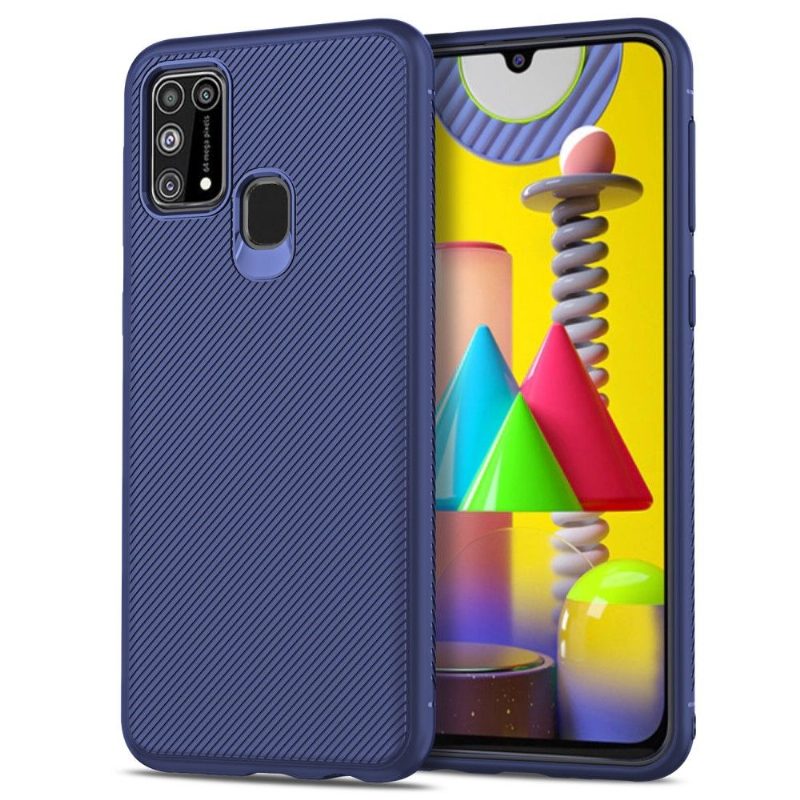 Kuori Samsung Galaxy M31 Ribbed Effect Joustava