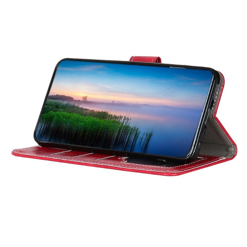 Flip Case Motorola Edge 20 Hemming Ylelliset Nahkatehosteompeleet