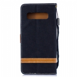 Flip Case Samsung Galaxy S10 Hemming Kangaspäällinen