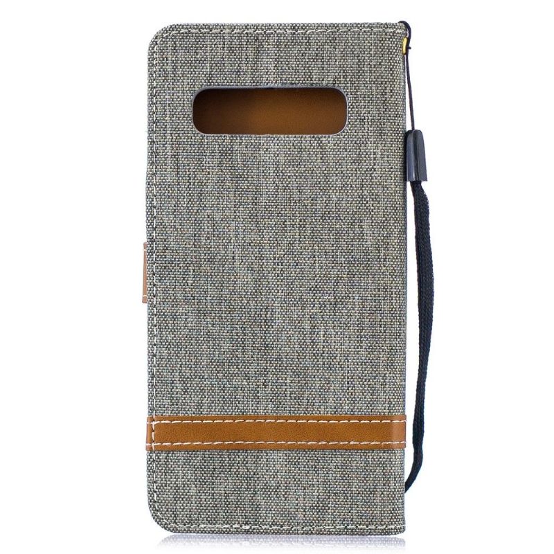 Flip Case Samsung Galaxy S10 Hemming Kangaspäällinen