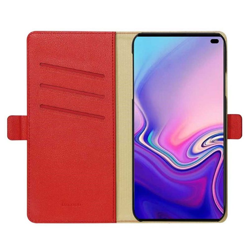 Kuoret Samsung Galaxy S10 Kotelot Flip Keinonahka Folio L'arthus