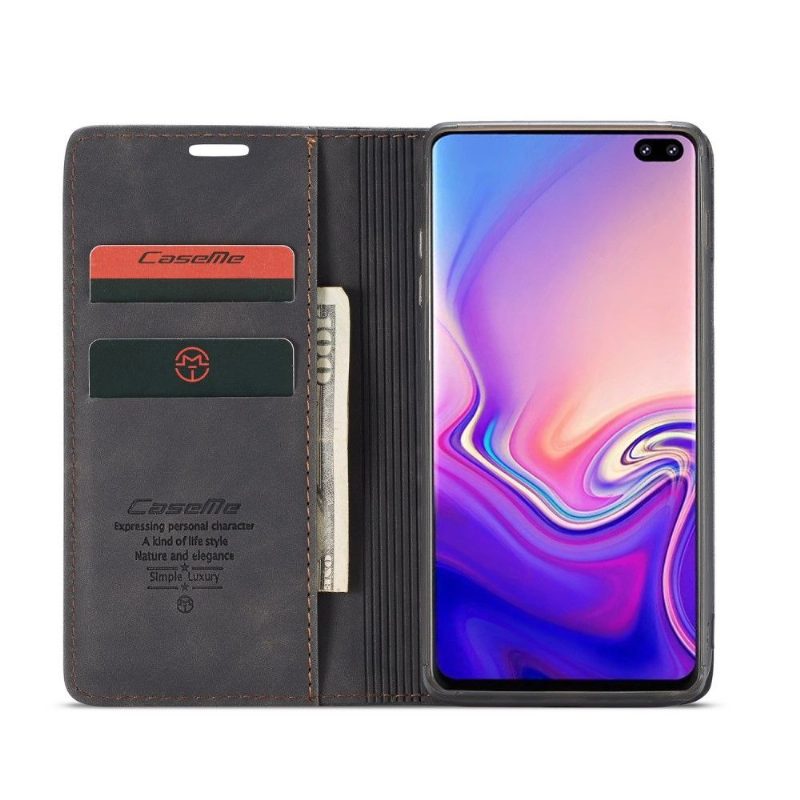 Kuoret Samsung Galaxy S10 Suojakuori Premium Tekonahkaa