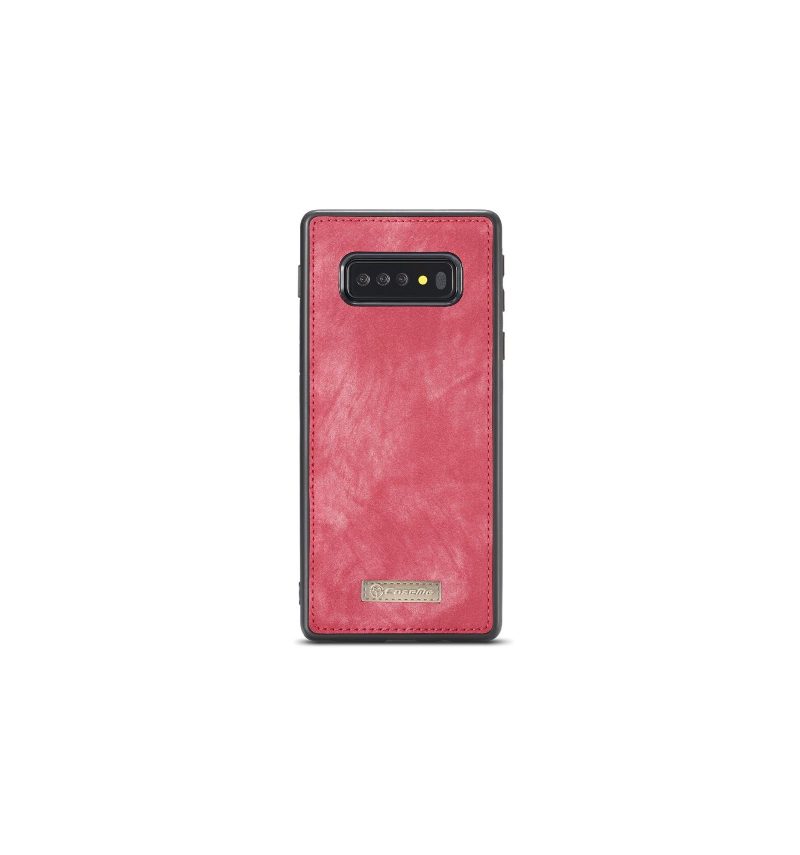 Kuori Kuoret Samsung Galaxy S10 Lompakkokotelo Ja Punainen Kotelo