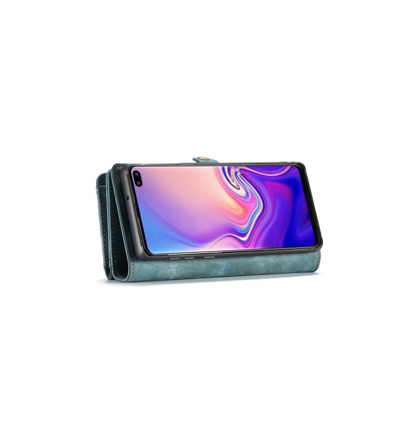 Kuori Kuoret Samsung Galaxy S10 Suojakuori Lompakkokotelo Ja Vihreä Kotelo