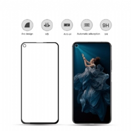 Honor 20 Pro - Täysikokoinen Karkaistu Lasi Näytönsuoja - Musta