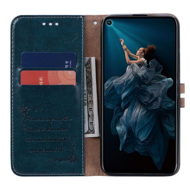 Kuoret Honor 20 Pro Deluxe Vintage Leather Effect