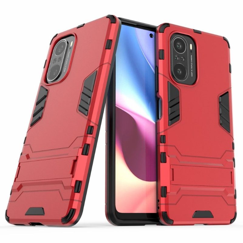 Case Xiaomi Mi 11i / Poco F3 Cool Guard Integroidulla Jalustalla