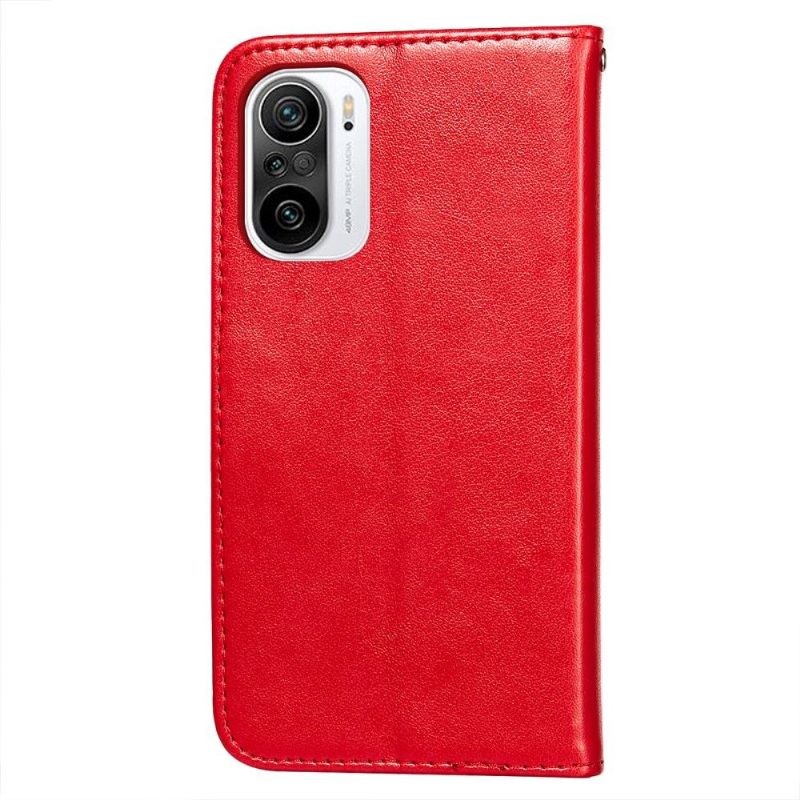 Flip Case Xiaomi Mi 11i / Poco F3 Hemming Kotelot Flip Flap-korttipidike