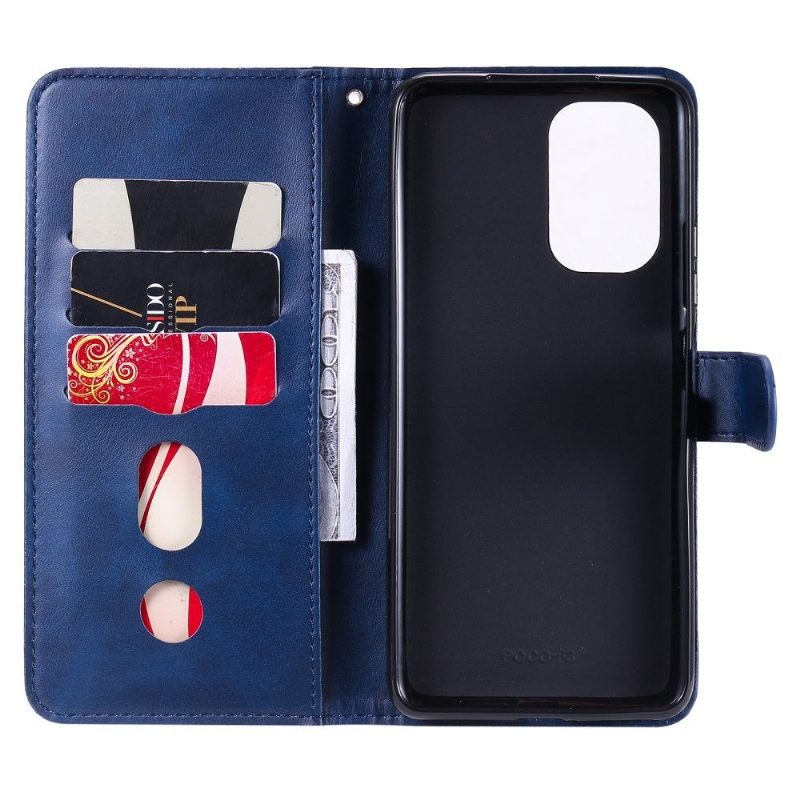 Flip Case Xiaomi Mi 11i / Poco F3 Hemming Lompakkokuori Elena Lompakko