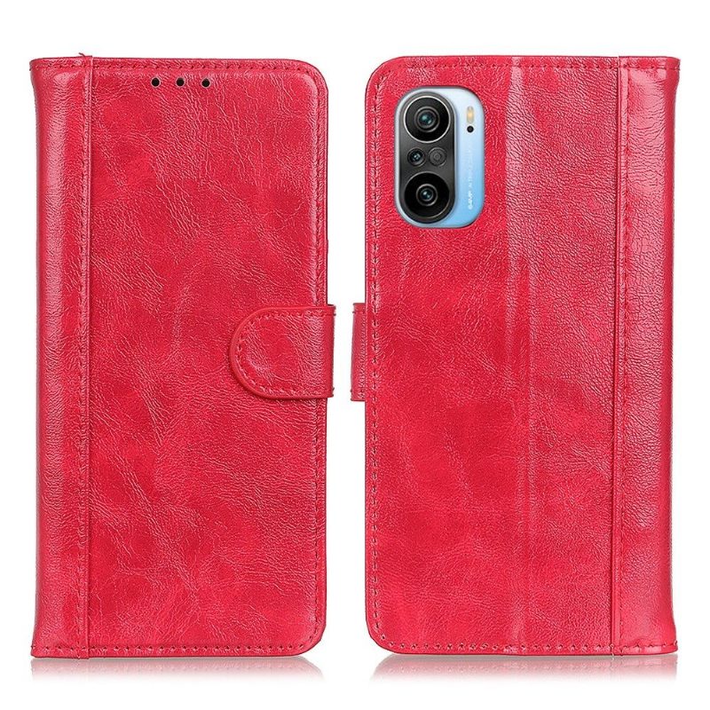 Flip Case Xiaomi Mi 11i / Poco F3 Hemming Nahkaa Säilytystilalla