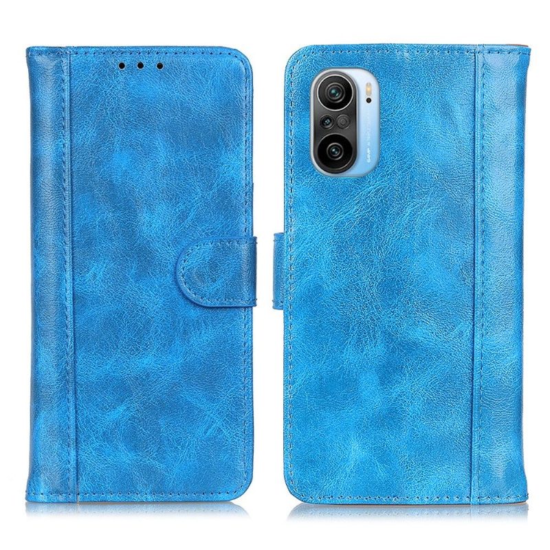 Flip Case Xiaomi Mi 11i / Poco F3 Hemming Nahkaa Säilytystilalla