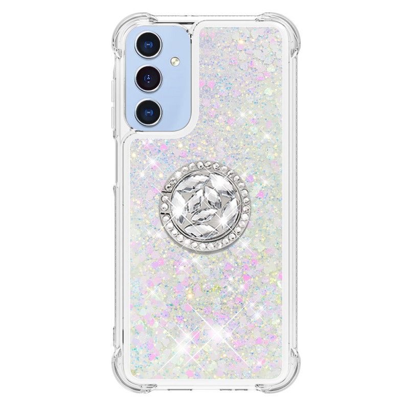 Kuori Samsung Galaxy A15 5g Liquid Glitter -tukirengas Suojakuori