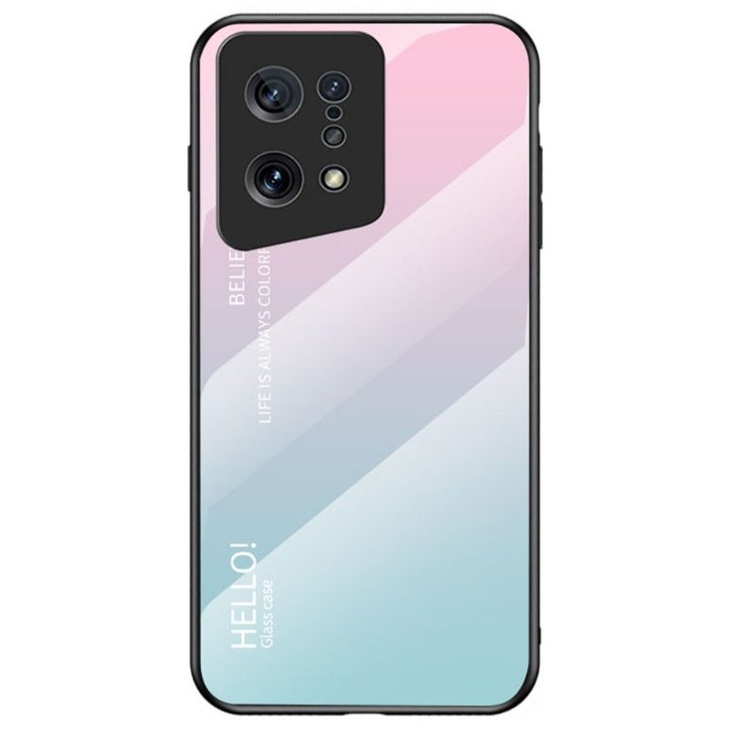 Kuori Oppo Find X5 Alkuperäinen Gradienttivärit