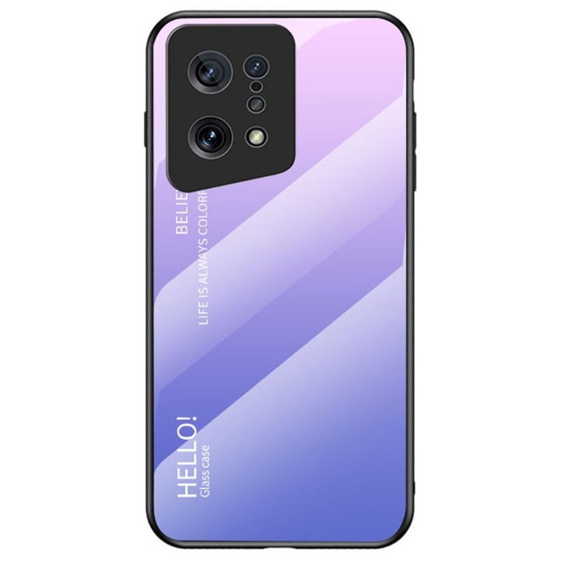 Kuori Oppo Find X5 Alkuperäinen Gradienttivärit